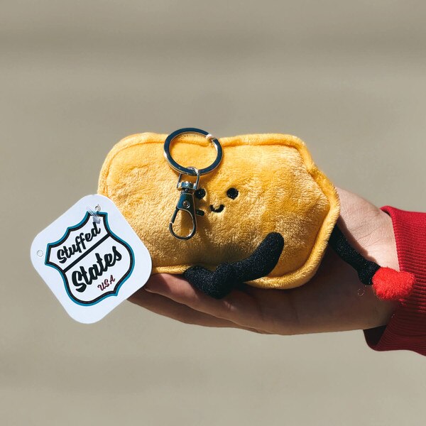 State of Iowa Keychain Plush